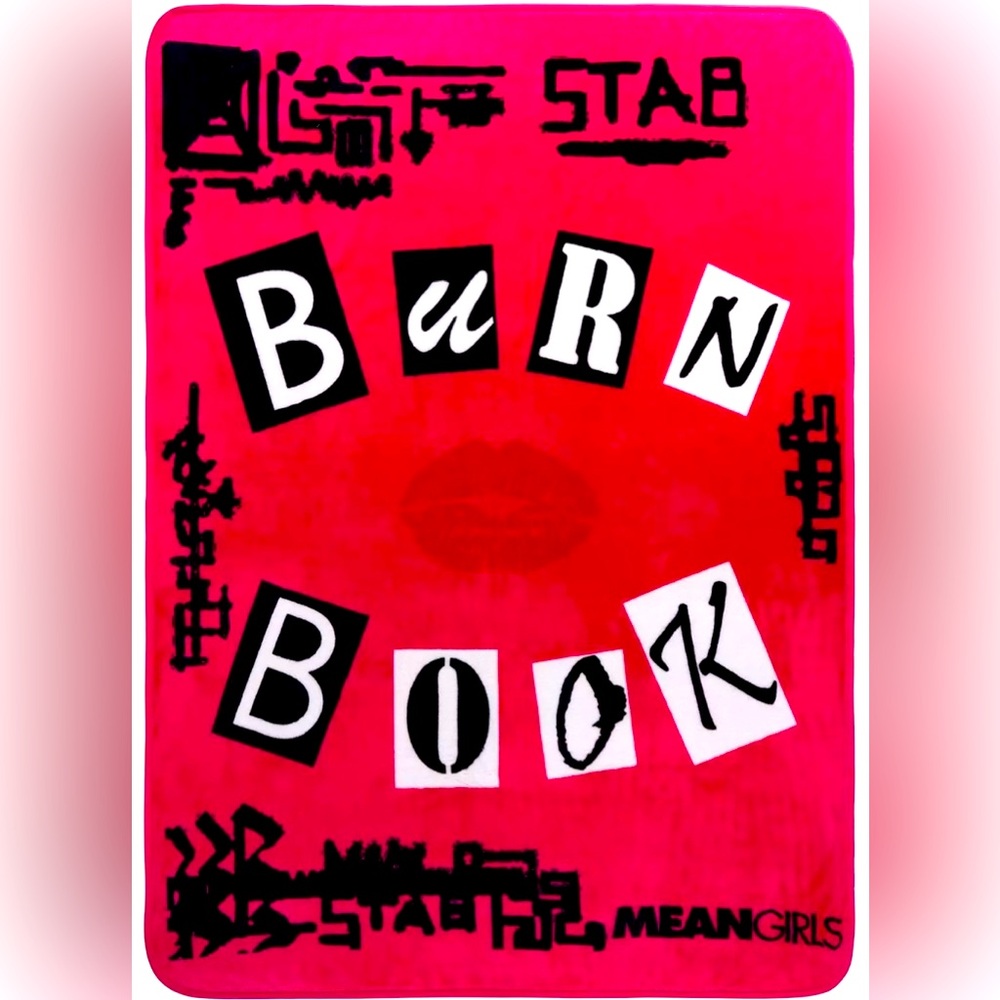 Throw Blanket Mean Girls Burn Book